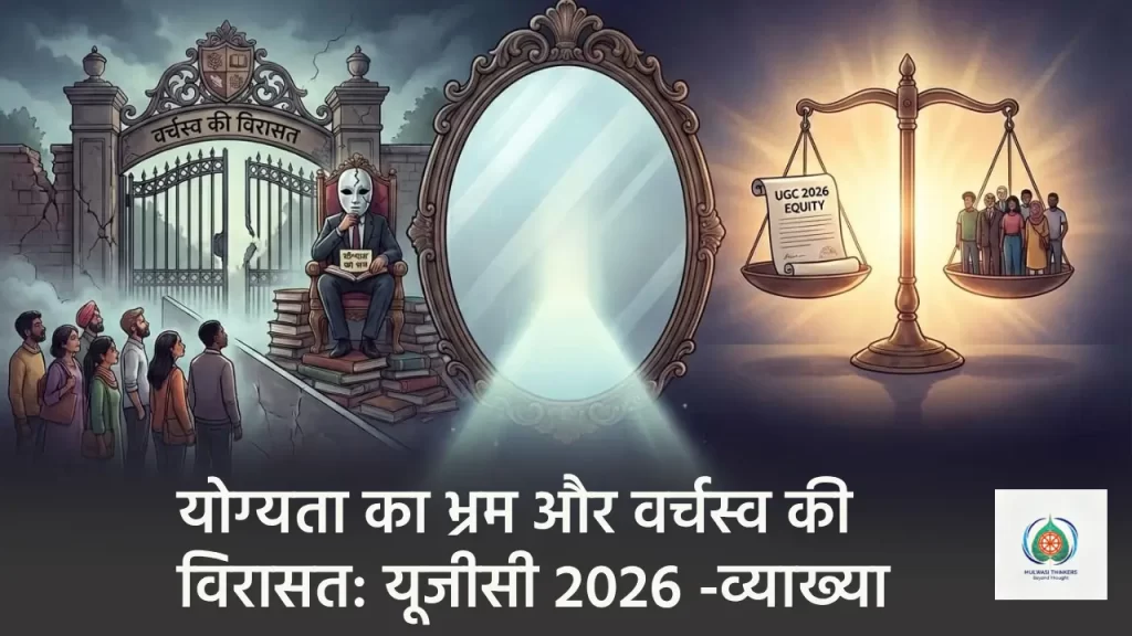 योग्यता का भ्रम और वर्चस्व की विरासत : यूजीसी 2026